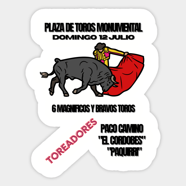 bullfight Sticker by MaxiVision